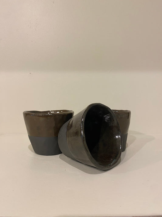 Coffee cup in brown colour